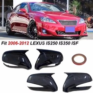 Pair LHD Rearview Mirror Cover For Lexus IS250 IS300 IS350 2006-2012 ES250 RX350 Side Reversing Mirr