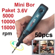 Berkualitas Bonkyo Mini Grinder Set Cordless 3.6V Mini Drill Tuner