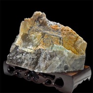 稀有共生 茶水晶×天河石×長石原礦 權威穩定×淨化×安心能量