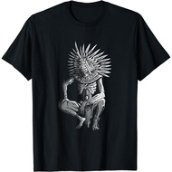 New Limited Azteca Mictlantecuhtli - God Of The Dead - Aztec God T-Shirt L