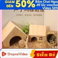 (28cm available) Wooden hamster house, egg nest for rutin chickens, sleeping house