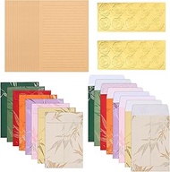 BAYTORY 46Pcs A6 Envelopes for Invitation, 4 x 6 Vintage Style Stationery Paper and Envelope Set, 30