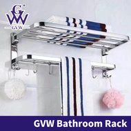 GVW 304 Toilet Rack Stainless Steel Bathroom Rack Bathroom Shelf Rak Toilet Bathroom Kitchen Organiz