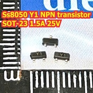 50pcs SS8050 Y1 SS8550 Y2 S8550 2TY S8050 J3Y SOT-23 small transistor stickers NPN PNP kde1535