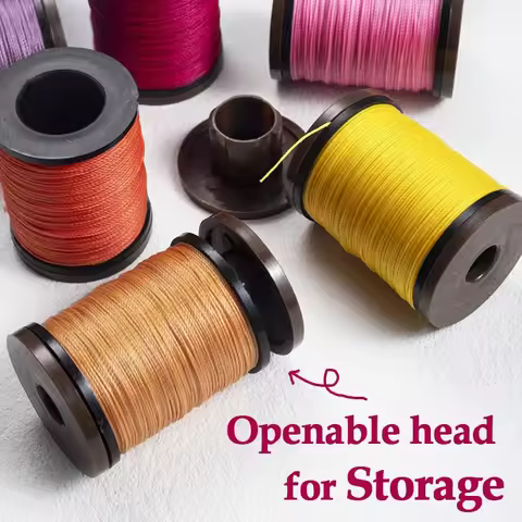 0.5mm High Quality Waxed Thread Round Polyester Cord Wax Coated String Solid for Braided Bracelets D