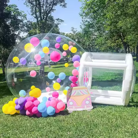 Commercial PVC Inflatable Bubble House Upgraded Large Inflatable Transparent Bubble Tent with Jumpin