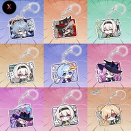 FS Honkai Star Rail keychain Acheron Aventurine cute emoji acrylic pendant
