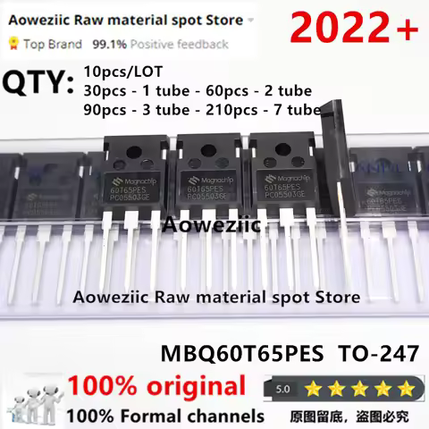 Aoweziic 2024+ 100% New Imported Original MBQ60T65PESTH MBQ60T65PES MBQ60T65 60T65PES 60T65 TO-247 I