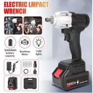 Cordless Electric Impact Wrench 9980VF Impact Wrench Turn Forward and Reversal With light battery