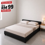 Katil Queen PVC Divan Bedframe | Queen Bed | Katil Divan PVC | Queen Size Bedframe | Katil Bilik Tid