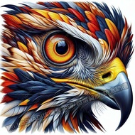 Fierce and fierce eagle head sticker for motorcycles and electric vehicles, personalized and dominee