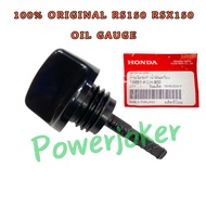 RS150 RSX150 100% ORIGINAL 4T OIL LEVER GAUGE LIEF PEMBARIS UKUR MINYAK HITAM ENGINE CAP CUP Oil PLU