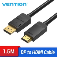 Vention Displayport HDMI Cable Display Port HDMI Cable 3M 2M 1.5M 1080P DP to HDMI Adapter for Monitor HDTV Projector
