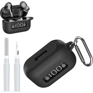 For TOZ0 NC3 Earbuds(2024) Case Cover with Cleaner kit, Silicone Protective Battery Display Visible 