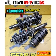 👍(+6 Speed) +6th Y15ZR V1 V2 LC135 5S TOBAKI 5 SPEED TO 6SPEED (TOPSPEED) Y15 MODIFY GEARBOX 6 SPEED RACING GEAR BOX MOD