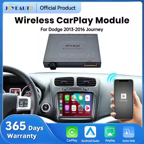 JoyeAuto Wireless CarPlay Android Auto Retrofit Decoder for 2010-2016 Dodge 8.4" Uconnect Journey Ch
