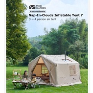 MOBI GARDEN Nap-In-Clouds Inflatable Tent cloud 7 4 person Air Tent Khemah Angin