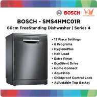 BOSCH - 60cm Series 4 Freestanding Dishwasher (13 Place Settings) | SMS4HMC01R