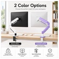 Monitor Mount, 360° Rotating Tilting Height Adjustable Desktop Monitor Arm, Fits 17-32 Inch Screens,