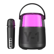 High power Portable Colorful Hifi Mini Karaoke Speakers with Microone Bluetooth home theater sound system living room Pa