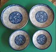 日本YUAN FWU陶瓷羹盤/湯盤（2大2小）