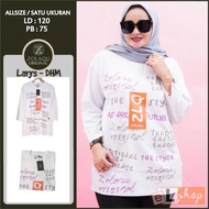 Kaos Zolaqu Original 100% Fashion Atasan Wanita Semi Tunik Zolaqu Ori