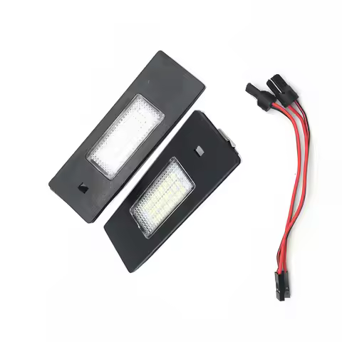 2PCS LED License Light Luz No Error Number Plate Lamp Car for BMW 1 Series E81 E87 E63 E64 M6 E85 E8