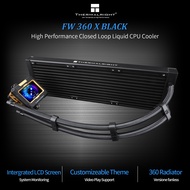 Thermalright FROZEN WARFRAME 360 X BLACK&WHITE CPU LIQUID COOLER FW 360 X BLACK&WHITE