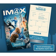 Fantastic 4 Cinema XXI IMAX Collectible Lucky Ticket
