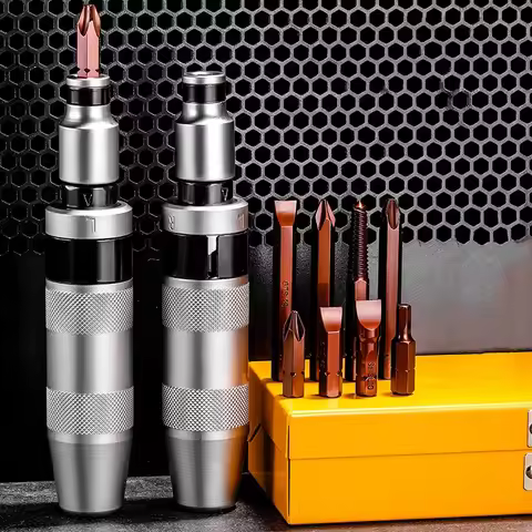 Hand Manual Reversible Impact Driver , Alloy Steel Impact Driver Bit Set, Broken Bolt / Rust Screw E