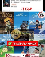 [KINGSTON USB] Studio Ghibli Complete Film Collection (23 Movies in 1) Full HD 1080P BLURAY NOT DVD 