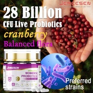 Jemeesen probiotic for Women 28 billion CFU Vagind health& Urethral health cranberry balanced flora