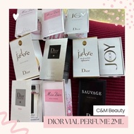 DA Vial/Sample Perfume 2ML Pocket Perfume/Fragrance for Women Addict/Joy/Miss/J'Adore