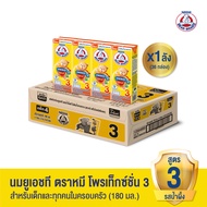 [นมกล่อง] BEAR BRAND UHT นมยูเอชที ตราหมี พรีไบโอพลัส ดีเอชเอ สูตร 3 ผสมน้ำผึ้งแท้ ไม่เติมน้ำตาลทราย