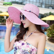 ME Fisherman's Hat, Foldable Casual Straw Hat,  UV Protection Breathable Beach Hat