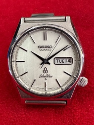 SEIKO Silven Wave Quartz ตัวเรือนสแตนเลส นาฬิกาผู้ชาย มือสองของแท้