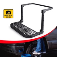 Universal Car Protable Folding Stairs Tyre Mount Steps Ladder Heavy Duty Adjustable Wheel Tire Steps