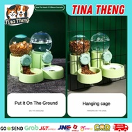 Pet Food Water Dispenser Hanging Cage Dog Cat Animal Drinking Feeder - Feeder & Waterer SetCat Dog R