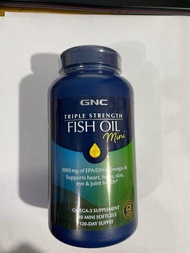 全新 美國GNC奧米加魚油丸 1000mg 120粒裝 EPA+DHA=1000mg