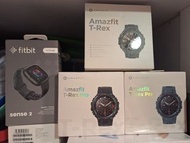 Amazfit T-Rex Pro Fitbit Sense 2 TicWatch Pro 3 Ultra GPS智能手錶 smart watch