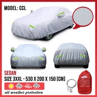 Car Cover For Sedan Car Honda Accord,Proton New Perdana,Audi A8 (Size 3XXL) (CCL)