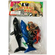 Toy set of house animals, wild animals, sea animals, insects