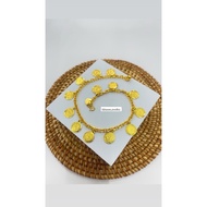 GELANG KAKI DINAR EMAS SADUR. FREE COP 916