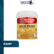 NIPPON PAINT Gold Paint 1KG Interior & Exterior Acrylic Water Based Wood Metal Gold Paint Cat Emas K
