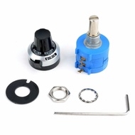 10K Ohm Potentiometer Kit 10 Turn Accessory Adjustable Knob Potentiometer