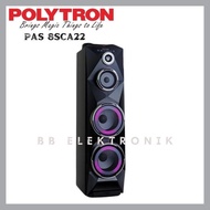 POLYTRON PAS 8SCA22 Bluetooth Speaker Aktif Karaoke 8 Inch