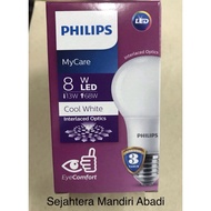 PUTIH Philips LED Bulb 8watt 220Volt Semi White 4000K Philips