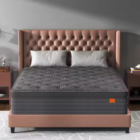 9"12"14" Gel Memory Foam Hybrid Pocket Spring Mattress Twin Full Queen King Bed Mattress In A Box, M