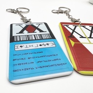 Anime Hunter X Hunter License Card Keychain Hisoka Kurapika Cards Cover Halloween Cosplay Accessory