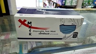 เอ็กซ์แมส หน้ากากอนามัย 3 ชั้น กล่องบรรจุ 50 ชิ้น หน้ากากอนามัยสีฟ้า X Mask Disposable Face Mask